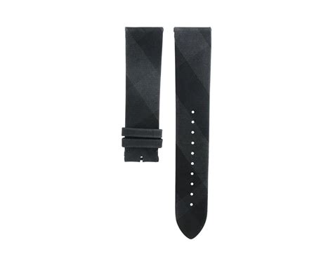 burberry leather black original watch strap bu1756